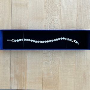 Swarovski Crystal Angelic White Rhodium-Plated Bracelet